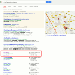 Résultat de recherche sur Google