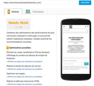 Optimisation de l'affichage Responsive Design