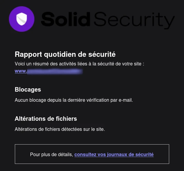 Plugin de sécurité dans le CMS WordPress