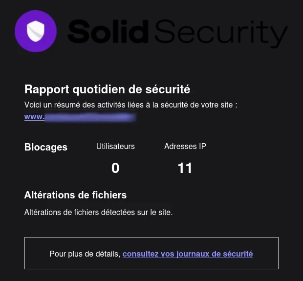 Plugin de sécurité dans le CMS WordPress